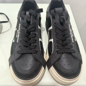 Dolce & Gabbana Black and White Men's Sneakers
